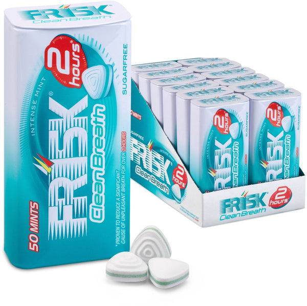 Frisk clean breath intense mint - frismakers - suikervrij - 1x12stuks
