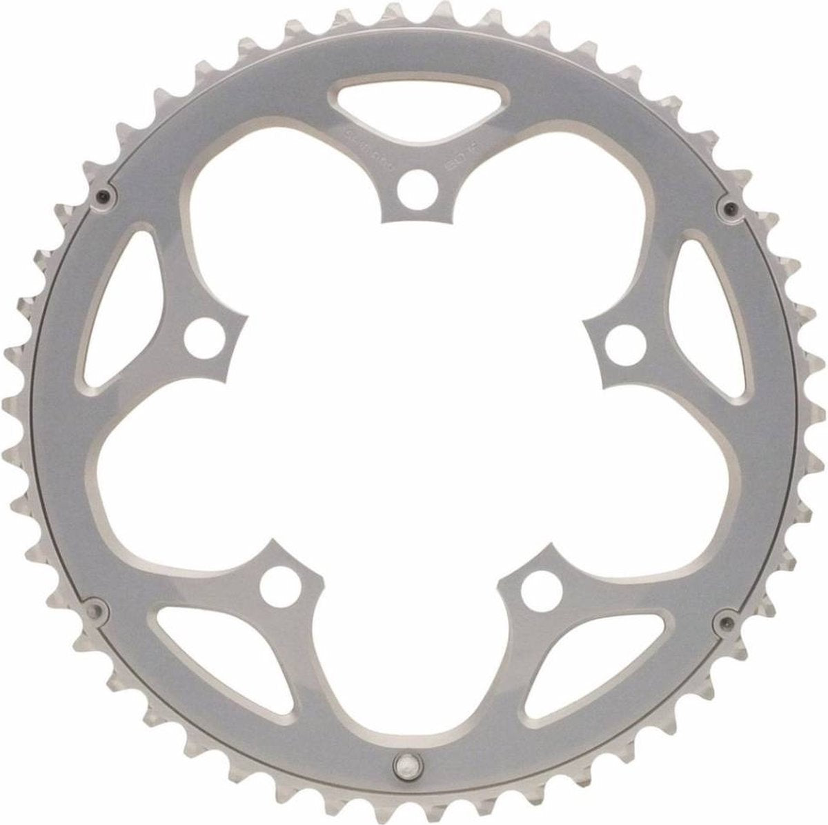 Shimano tiagra fc-4550 kettingblad 50t - buitenblad - 2x9-speed - 110 mm bcd - zilver