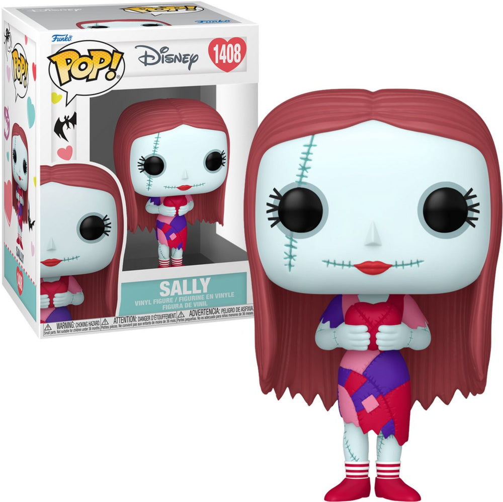 Funko the nightmare before christmas sally (valentine) vinylfiguur 1408 pop! meerkleurig unisex