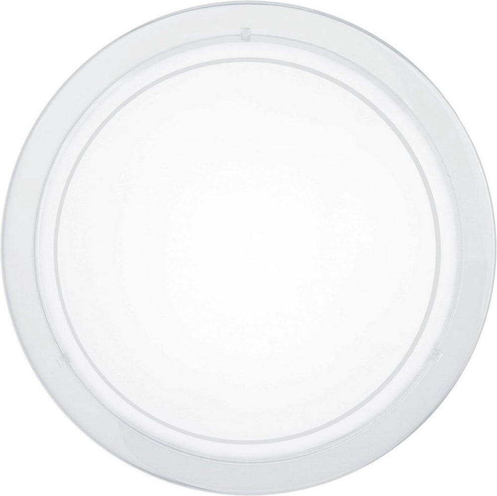 Eglo planet 1 plafond- en wandlamp - e27 - ø 29 cm - wit