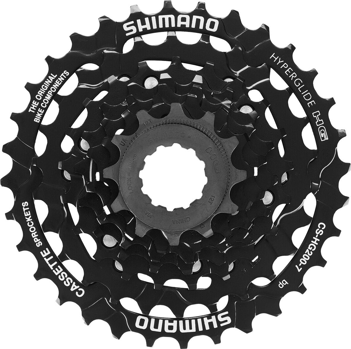 Shimano cshg200 fietscassette zilver 7s 12-32t