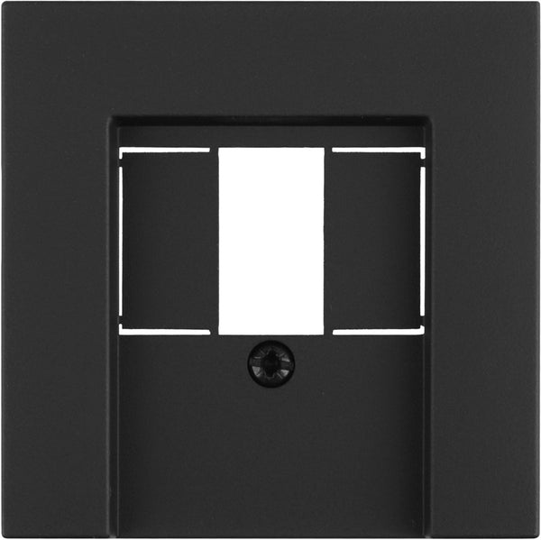 Gira e2 afdekplaat - tae usb - zwart