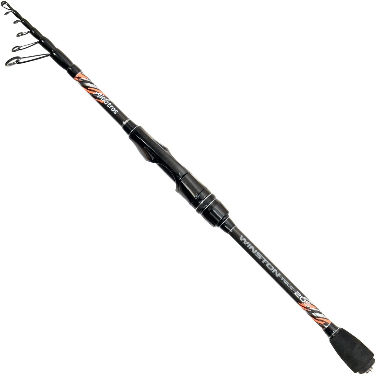 Albatros winston tele 240 6 5-20gr - telescopische reishengel met luxe hoes