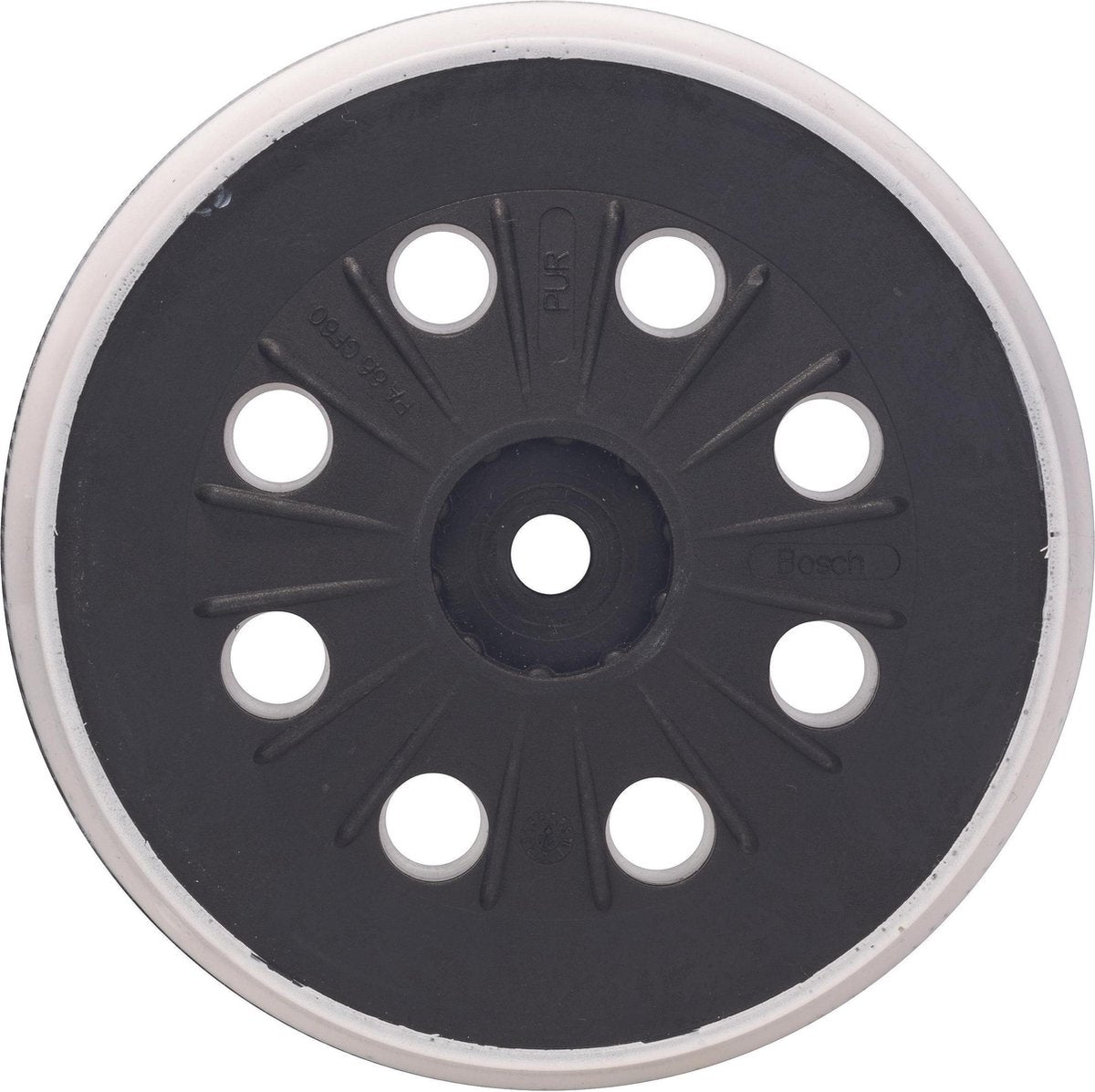 Bosch - rubberen schuurplateaus middel, 125 mm