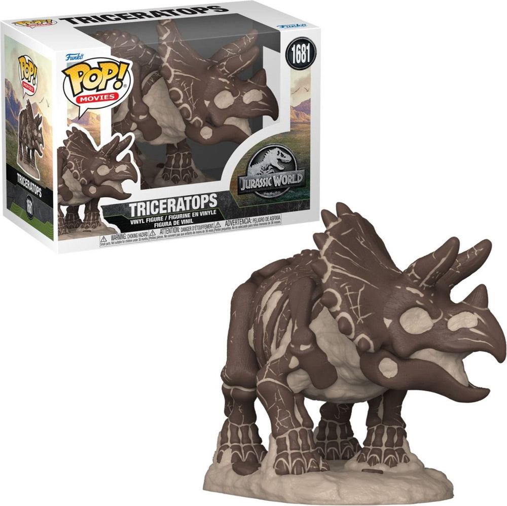 Funko Pop! Films Jurassic World Triceratops (Fossiel)