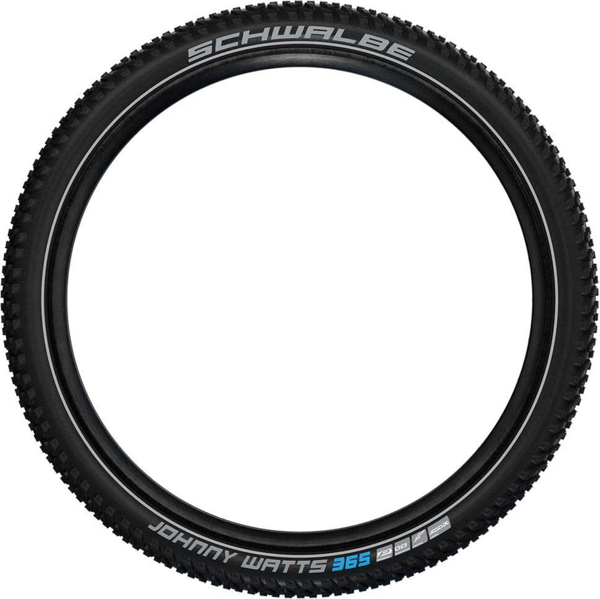 Schwalbe johnny watts 29´´ x 2.60 stijve mtb-band zwart 29´´ x 2.60