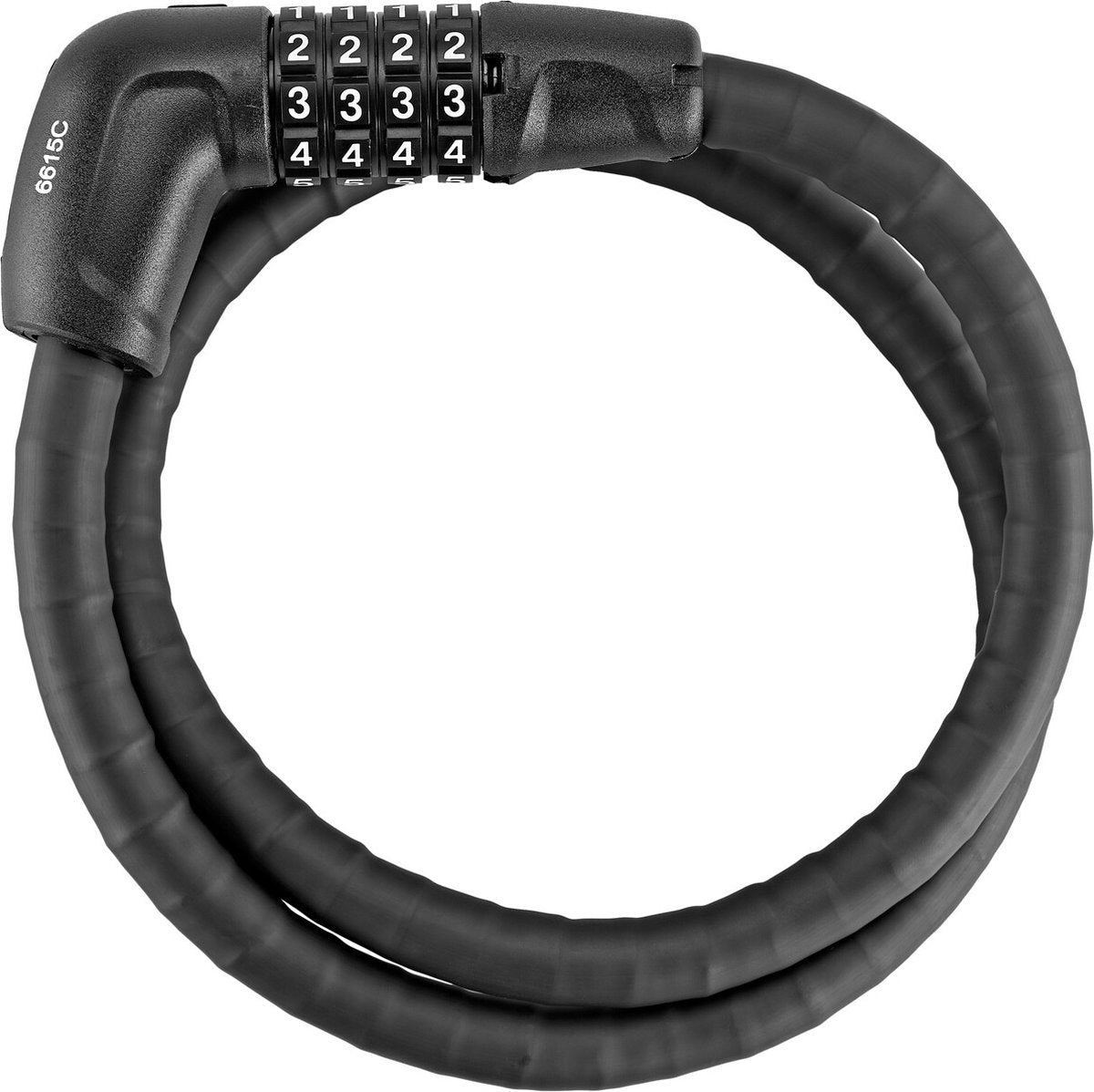 Abus gepantserd kabelslot steel-o-flex tresorflex 6615c - cijferslot van staalkabel met pantsering van stalen hulzen - -security level 5 - 85 cm