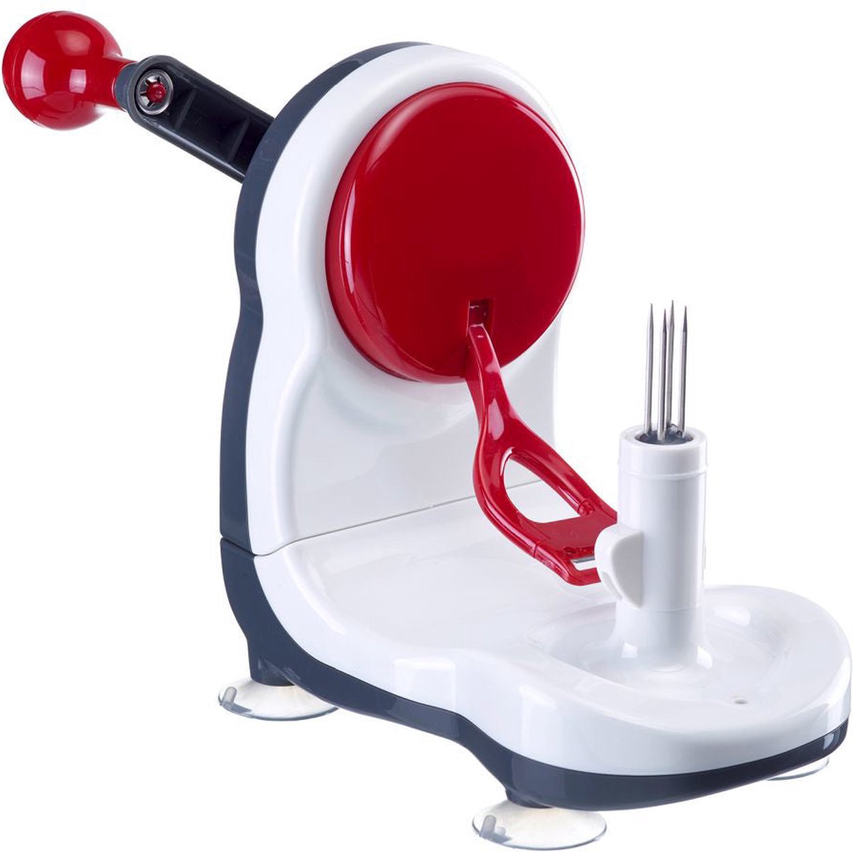 Westmark appelschilmachine, kunststof roestvrij staal, loop, wit donkergrijs rood, 97082260