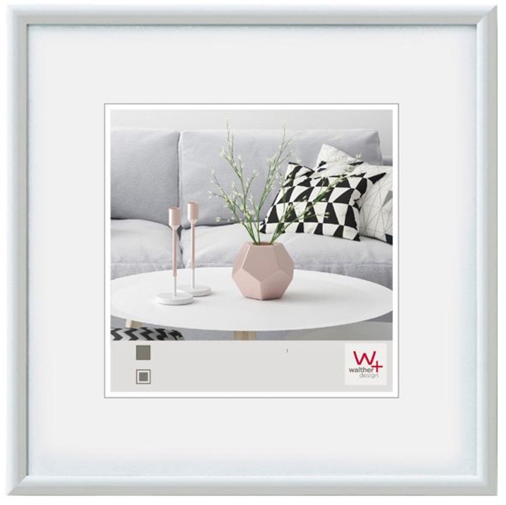 Walther galeria - kunststof lijst - fotoformaat 30x30 cm - wit