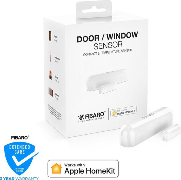 Fibaro deur- raam sensor - werkt alleen met apple homekit - magneetcontact sensor - wit