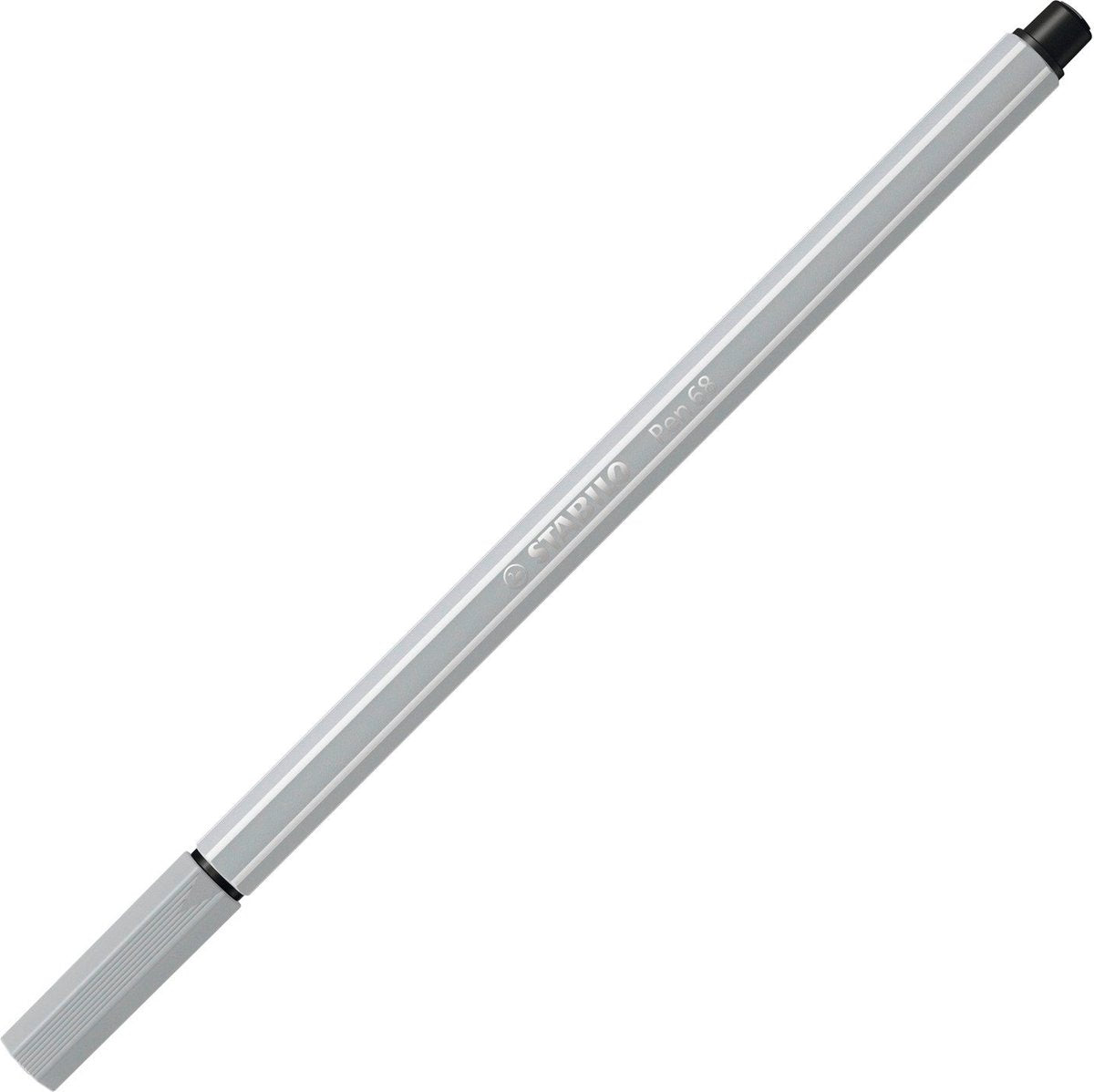 Stabilo pen 68 - viltstift - licht koud grijs (68 94)