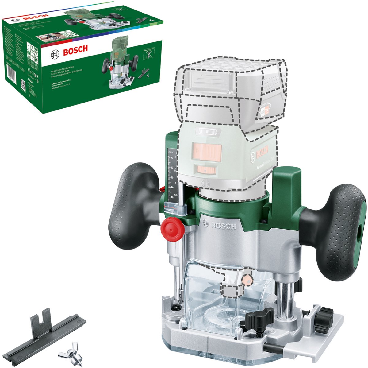 Bosch jednostka wgłębna do advancedtrimrouter 18v-8, 1.600.a02.rd7