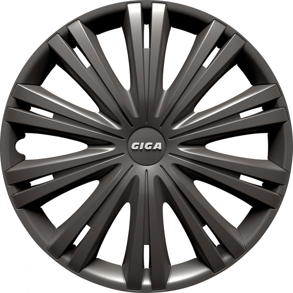 wieldoppen Giga 15 inch ABS antraciet set van 4