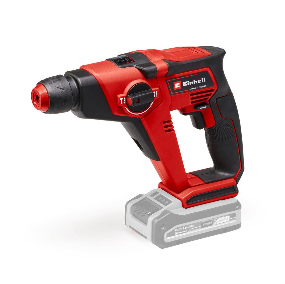 Einhell accu boorhamer te-hd 18 12 li solo - power x-change - 18 v li-ion - 1,3 j - sds-plus - led-lamp - excl. accu en lader