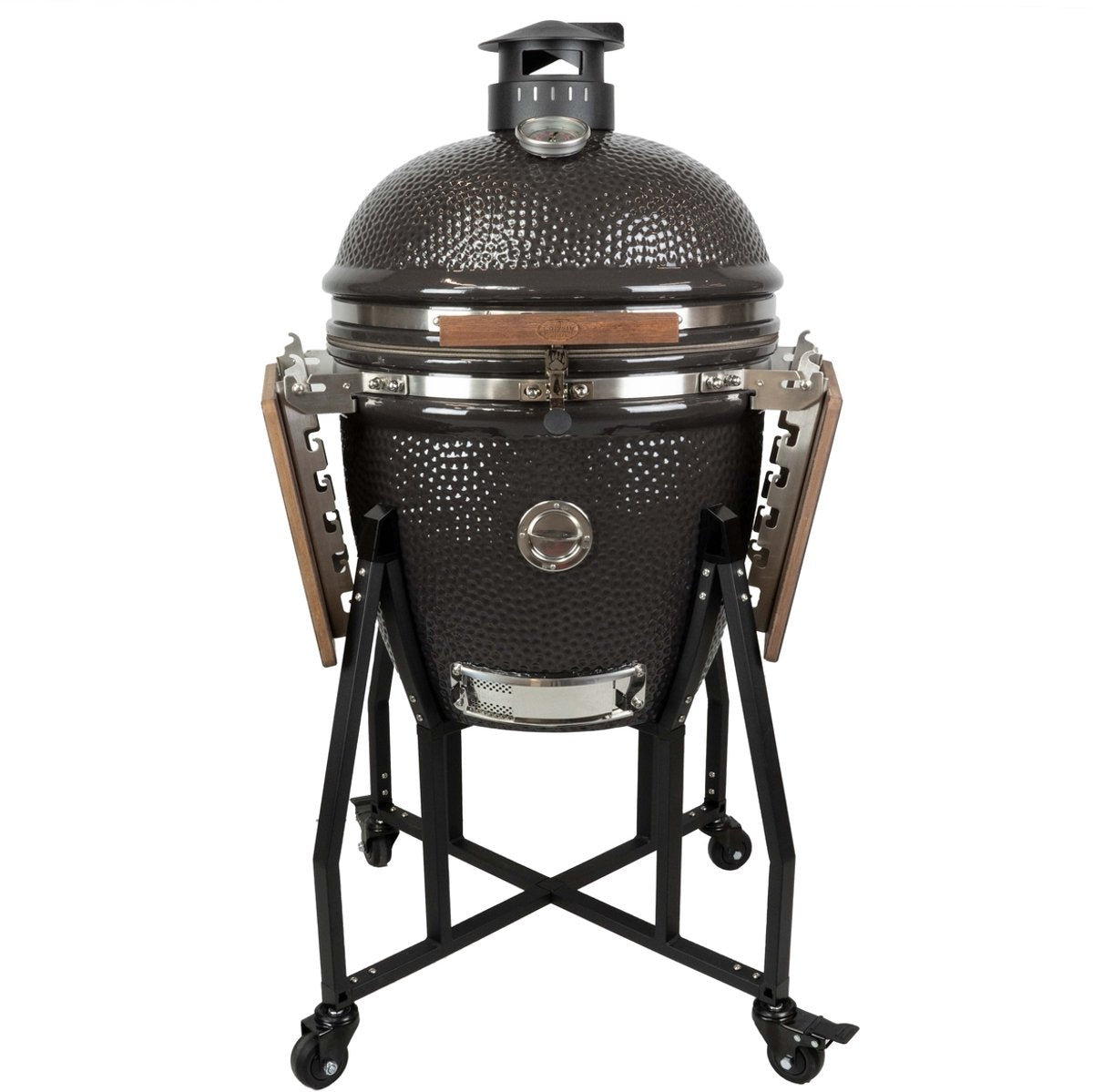 Grizzly grills kamado elite large - barbecue - ø46cm ø18inch - zwart - compleet