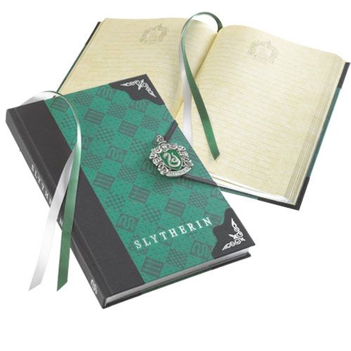 The noble collection harry potter notitieboek slytherin journal groen