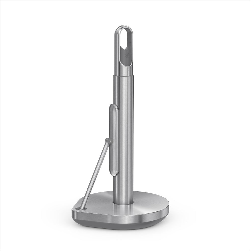 Simplehuman keukenrolhouder met spray, vrijstaande, geborsteld rvs