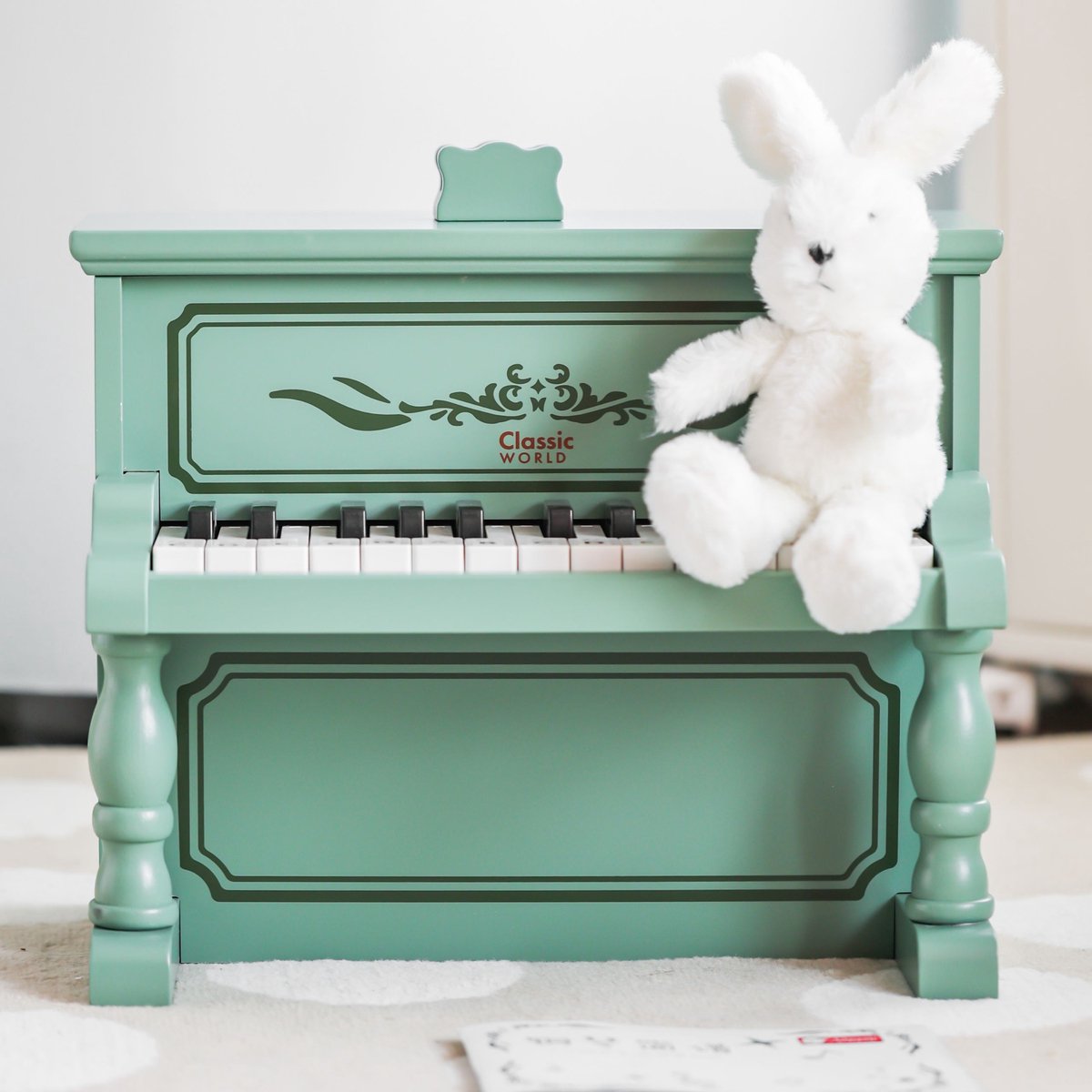 Klassieke wereld houten vintage piano