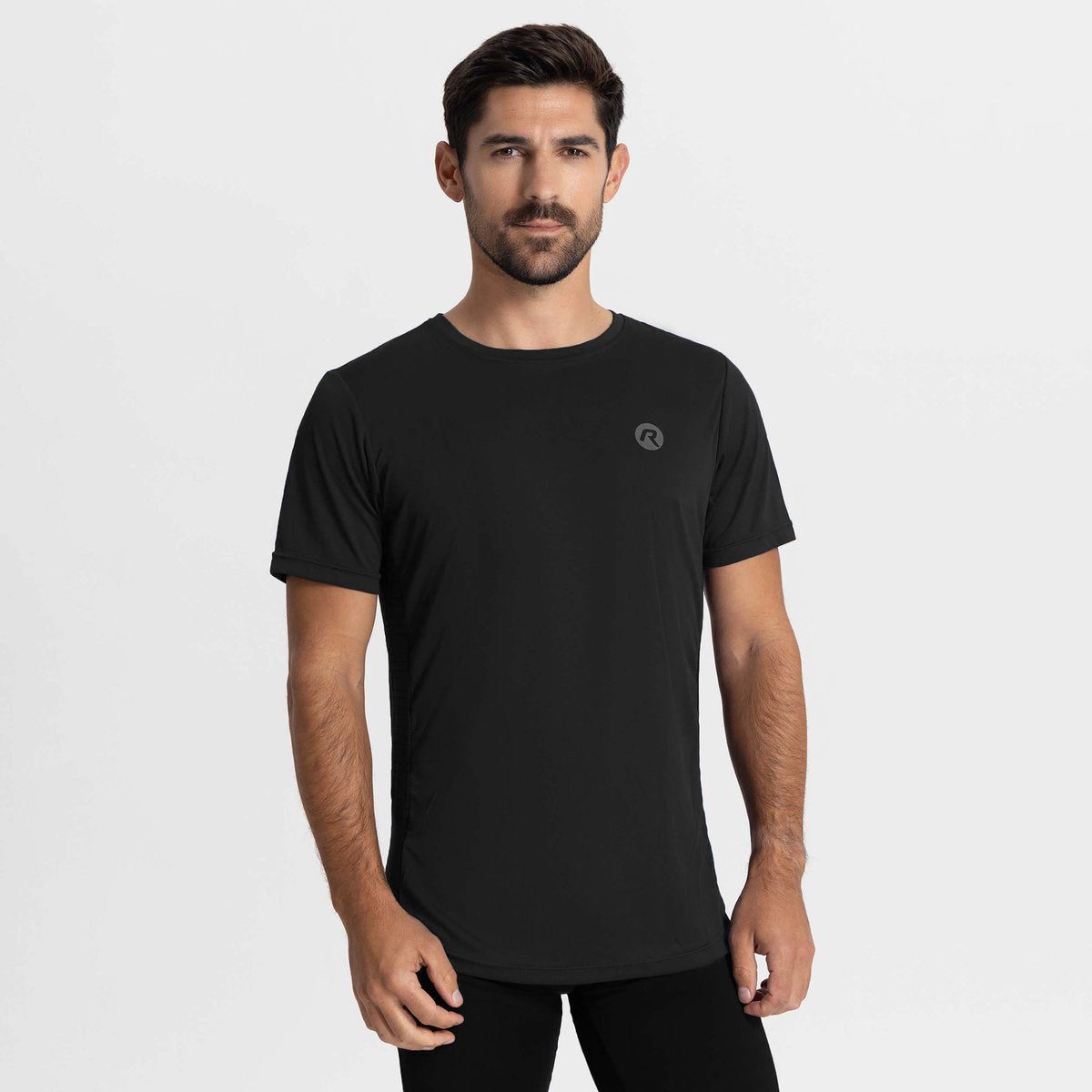 Rogelli core heren hardloopshirt - korte mouw - ademend - zwart