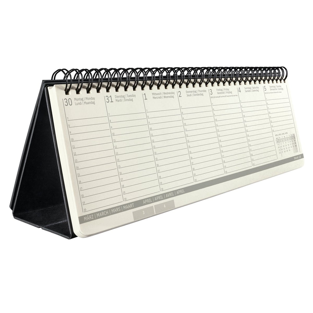 Sigel bureau agenda 2026 conceptum 2026 - 30 x 14,4 x 1,8 cm - zwart - bureaukalender - si-c2680