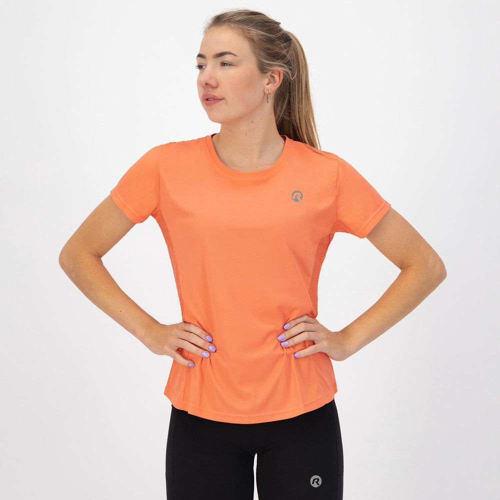 Rogelli core dames hardloopshirt - korte mouw - koraal