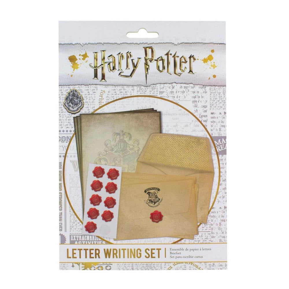 Paladone harry potter briefpapier set – hogwarts acceptatiebrief schrijfset met enveloppen lakzegel stickers, officieel gelicentieerd-