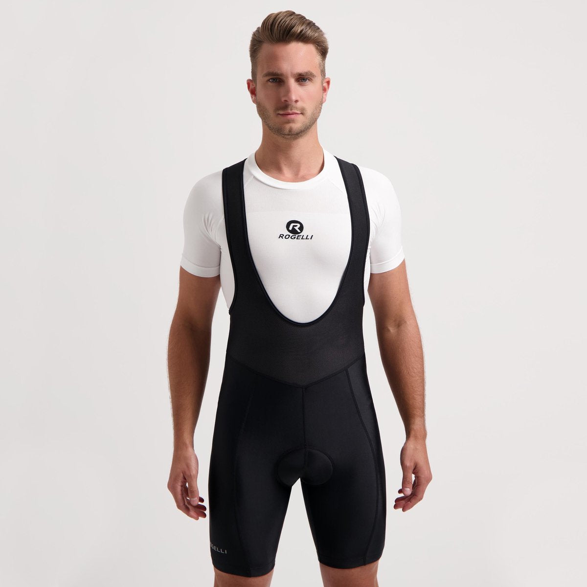 Rogelli econ korte fietsbroek - heren - zwart - maat l