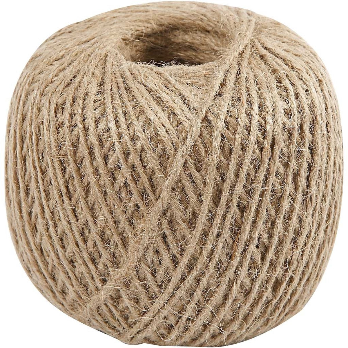 Creotime natuurlijk hennep touw 2mm, 190m
