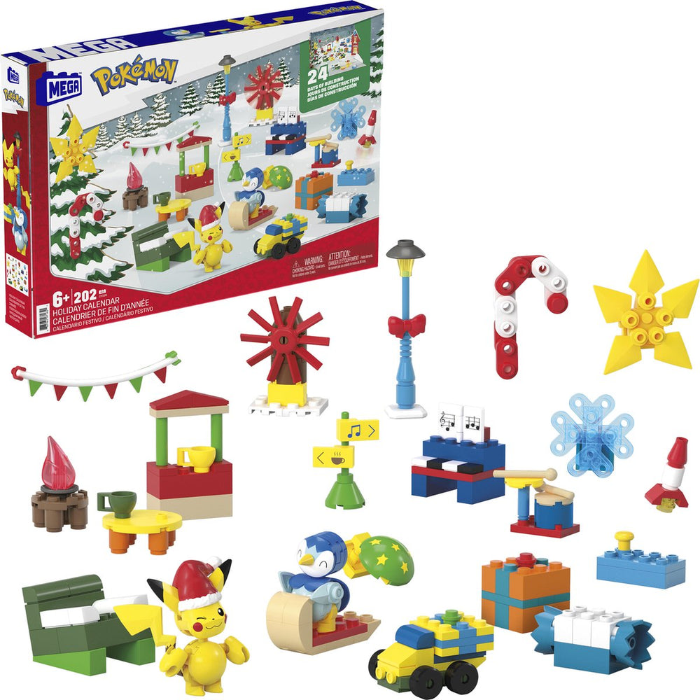 Mega pokémon advent kalender - constructiespeelgoed