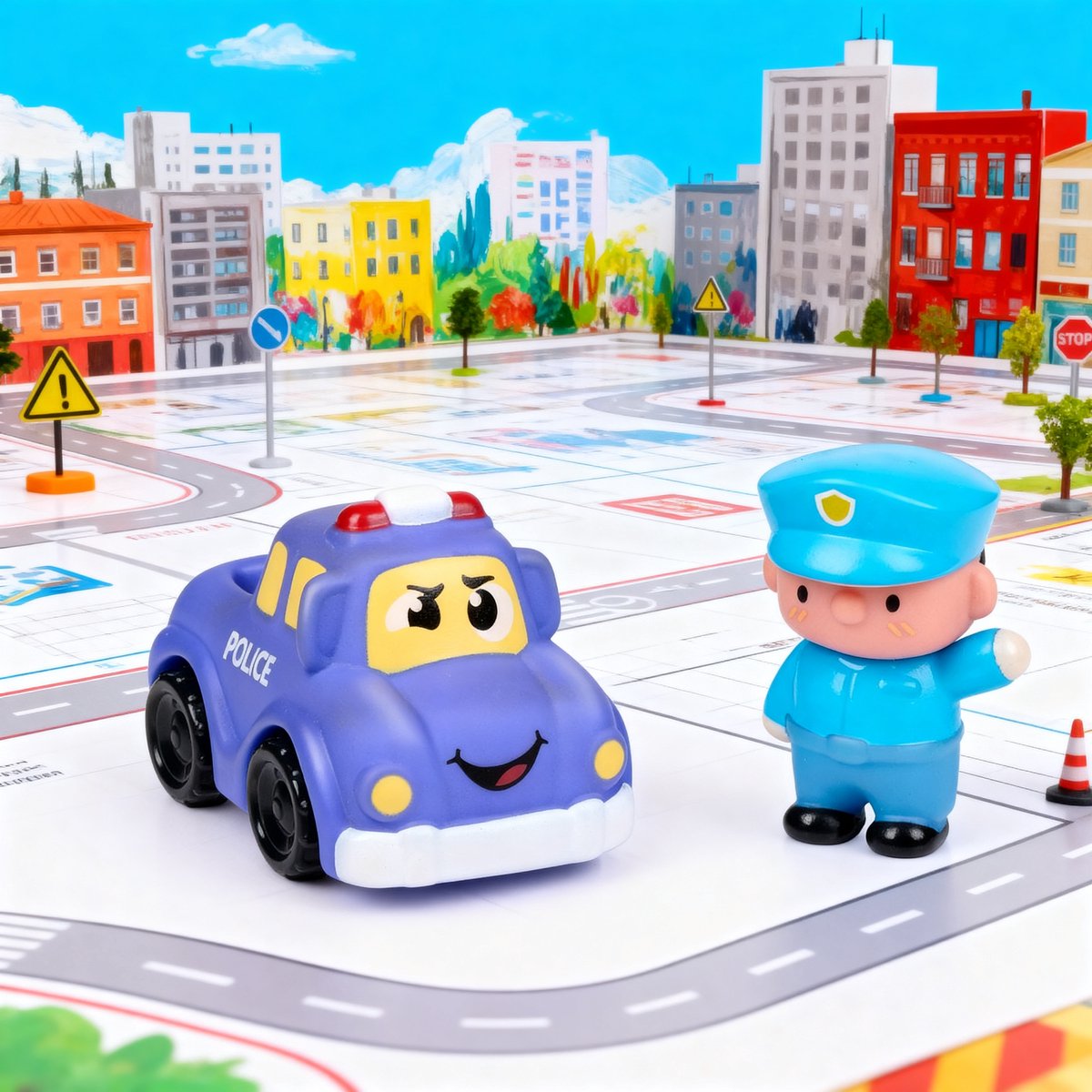 Let's play police car doll 2pc vn - 2 stuks