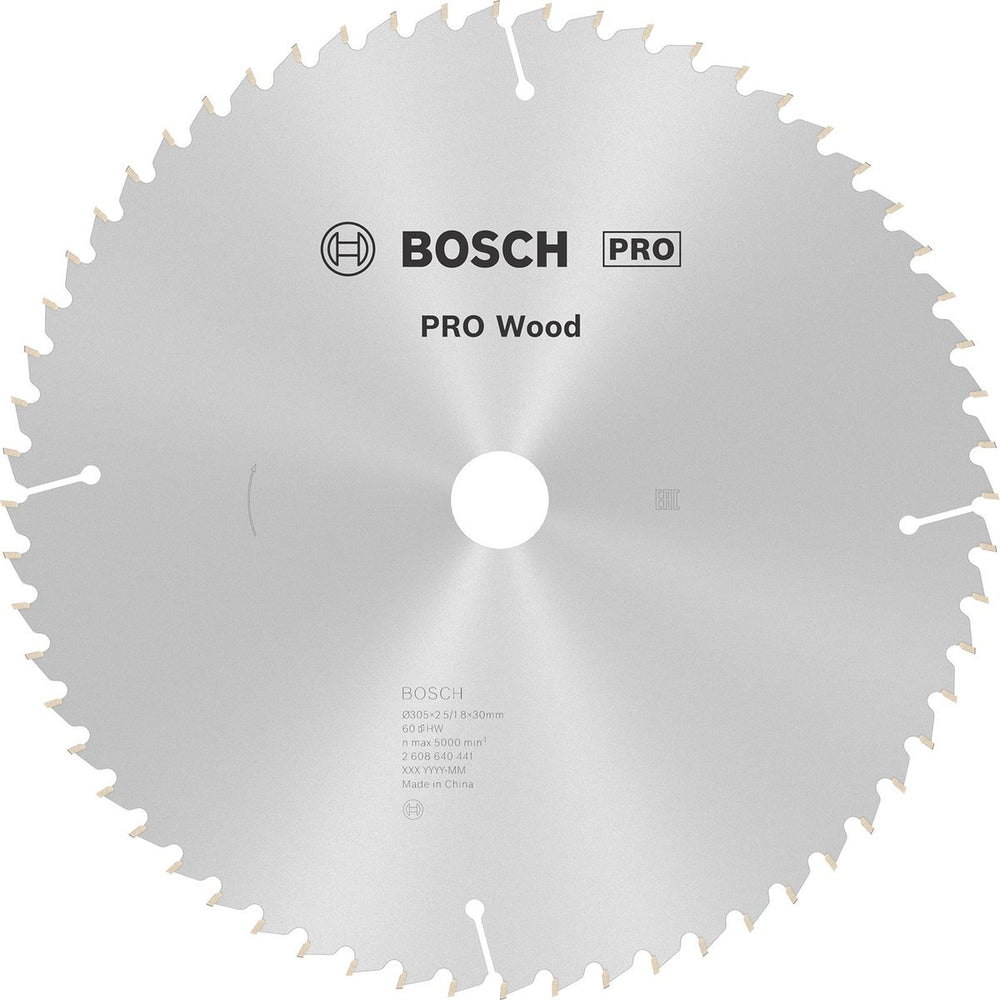 Bosch pro wood cirkelzaagblad, 305 x 2,5 x 30 mm