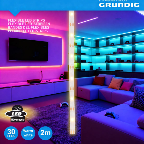 Grundig led strip 30 led, 2m