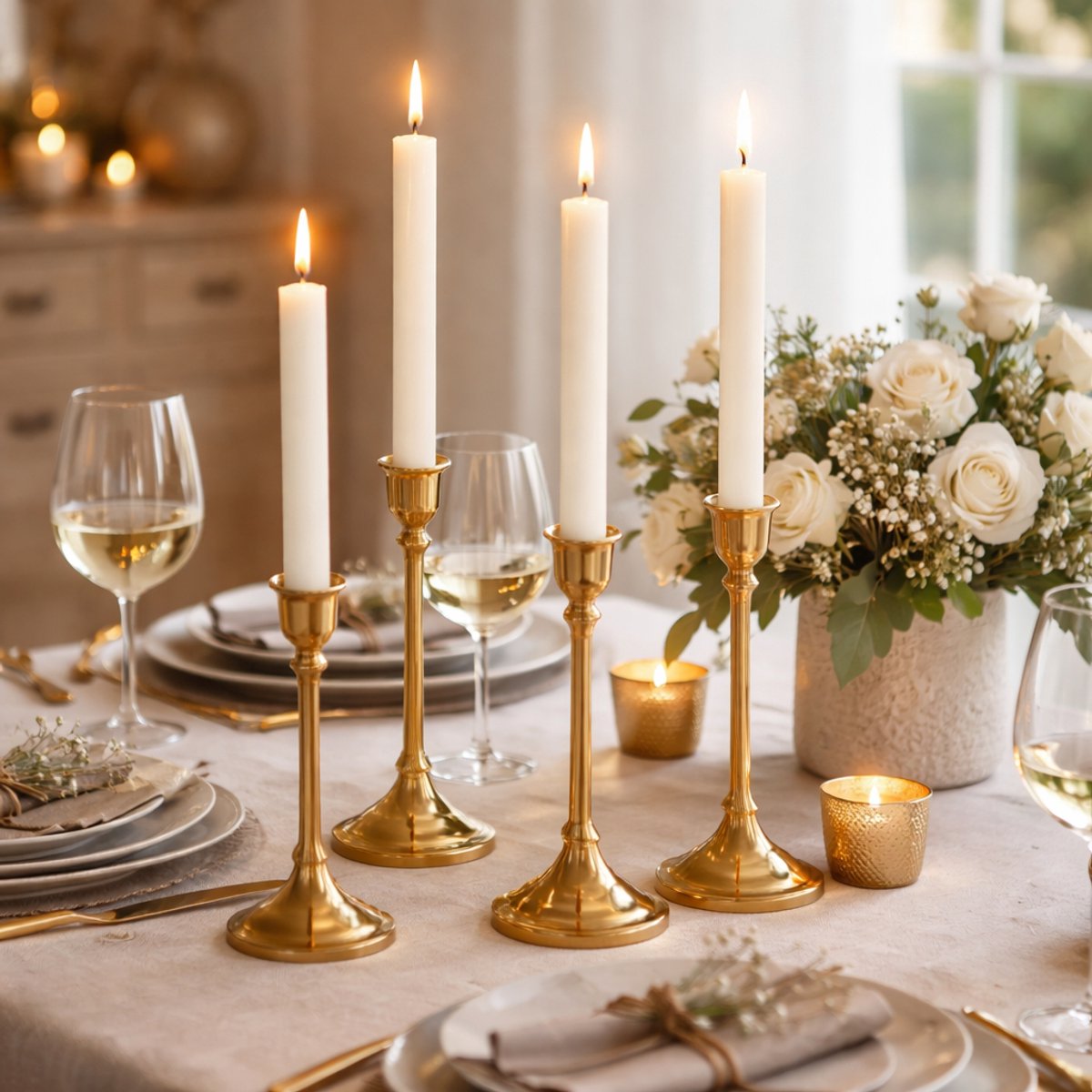 Arti casa dinerkaars 4pc ivoor