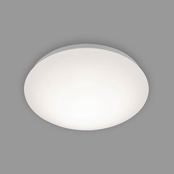 Briloner - led plafonniére - plafondlamp - met warm wit licht 3.000k - 1.200lm - 12w - wit - ø28 cm