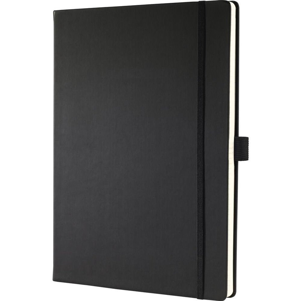 Sigel notitieboek - conceptum - a4 - zwart - hardcover - 194 pagina's - 80 grams - dots - si-co108