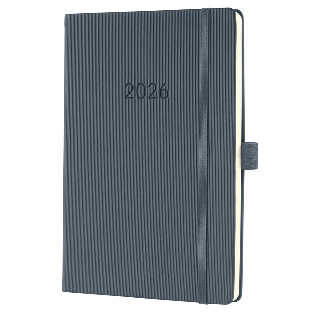 Sigel weekagenda 2026 conceptum - formaat a5 - dark grey - hardcover - si-c2666