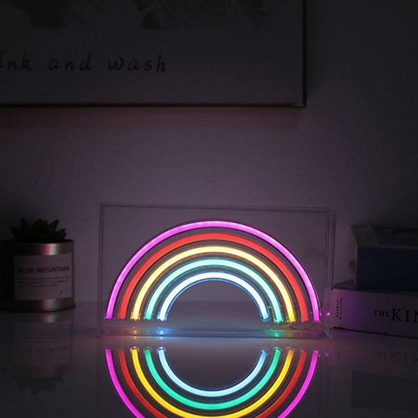 I-totall itotal - neon led light rainbow - sfeerverlichting - wandlamp - ideaal voor studenten - mancave - decoratie - xl2764