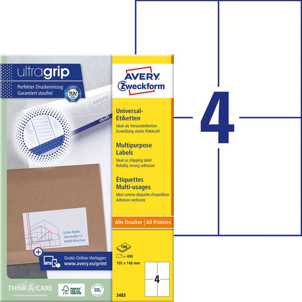 Avery -3483-ilc etiketten