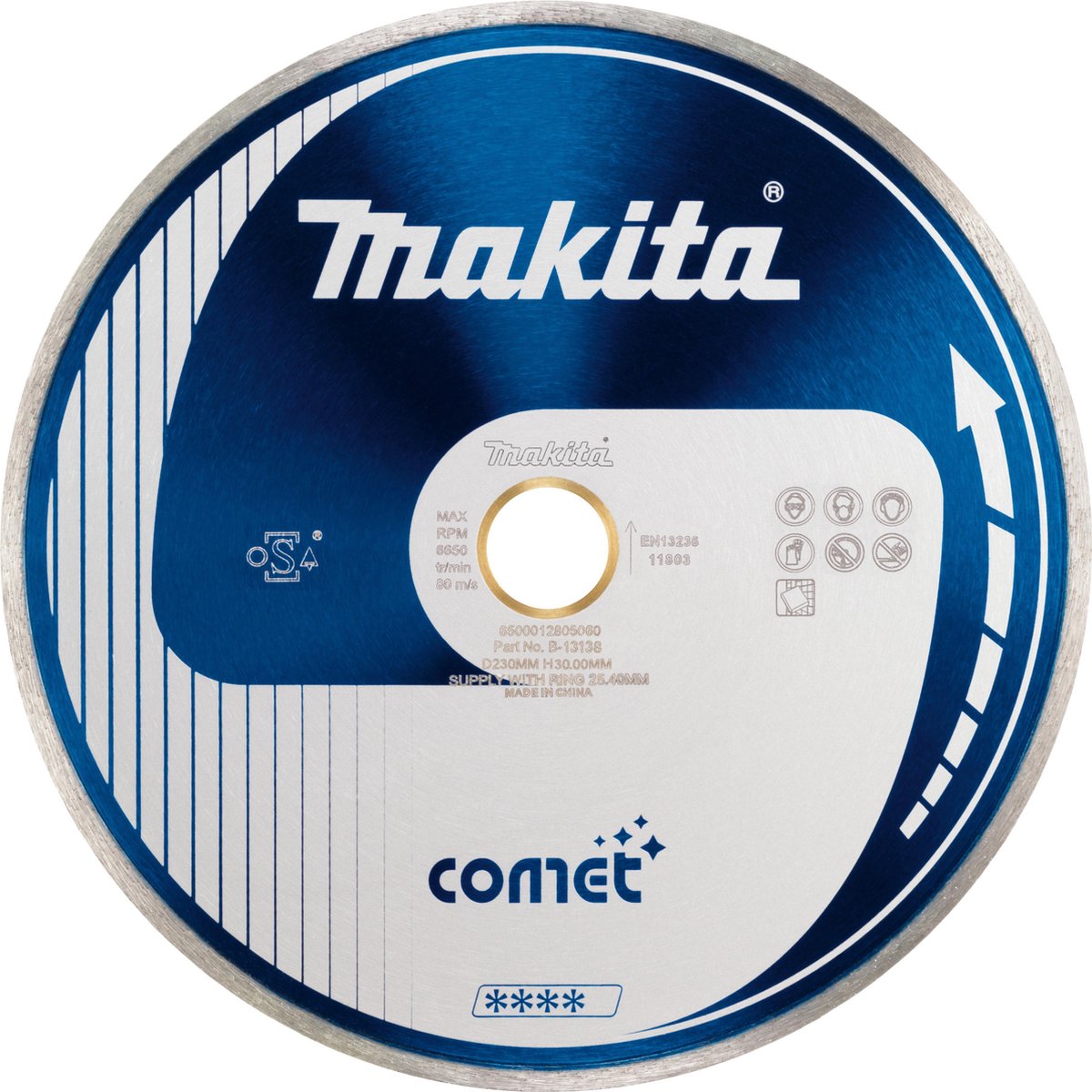 Makita diamantdoorslijpschijf comet 125 x 22.23 x 5 mm - comet