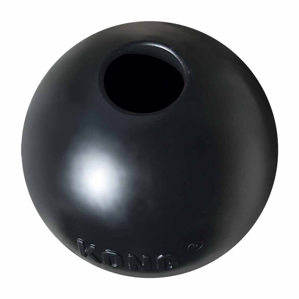 Kong extreme bal - honden speelgoed - zwart - m l - ø 7.5 cm