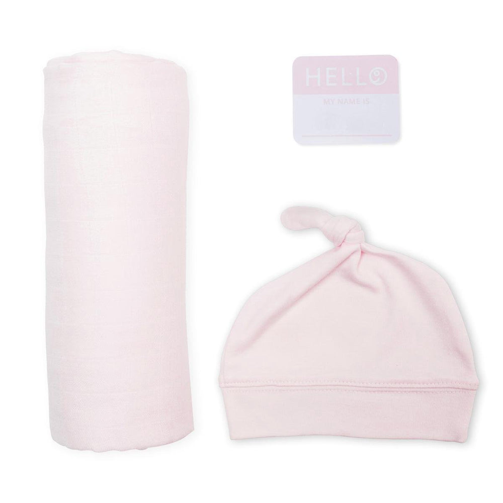 Lulujo hello world - swaddle mutsje - pink
