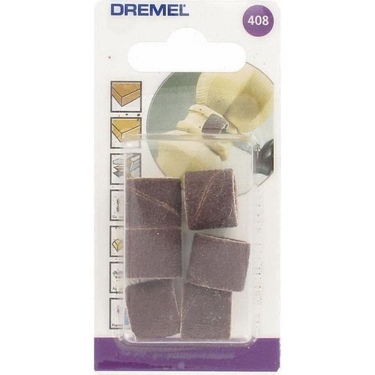 Dremel schuurband 13 mm korrelgrootte 60 - 6 stuks (408)