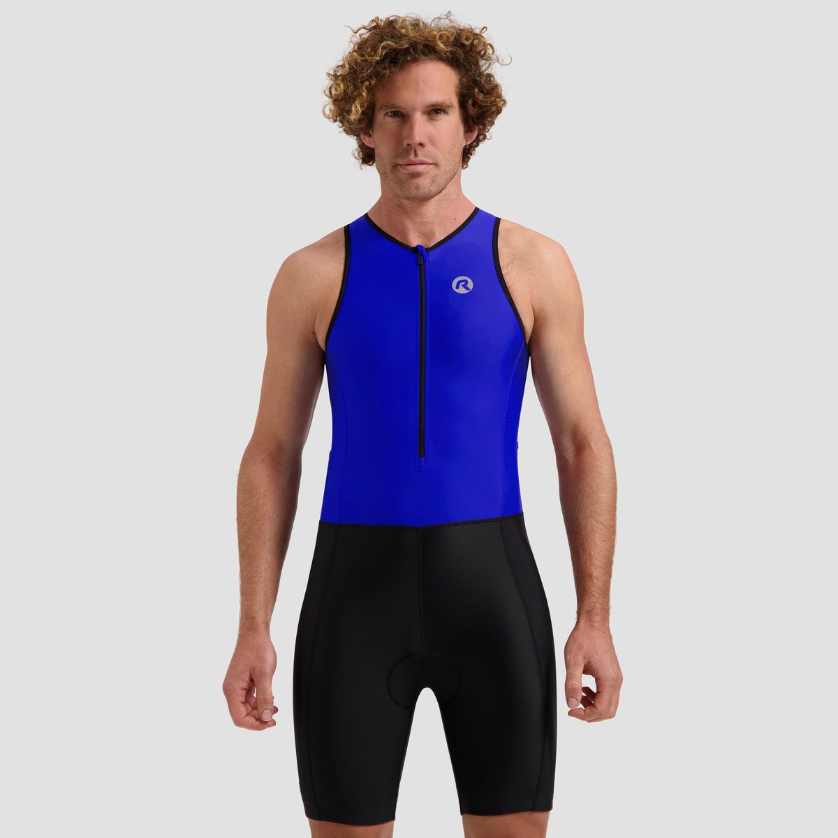 Rogelli florida trisuit heren en dames - mouwloos - zwart blauw - xxl