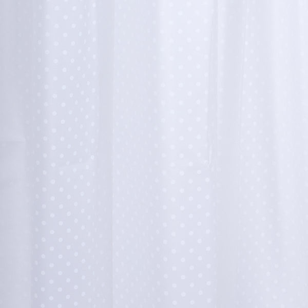 Differnz douchegordijn dots – 180 x 200 cm – waterdicht peva – goud