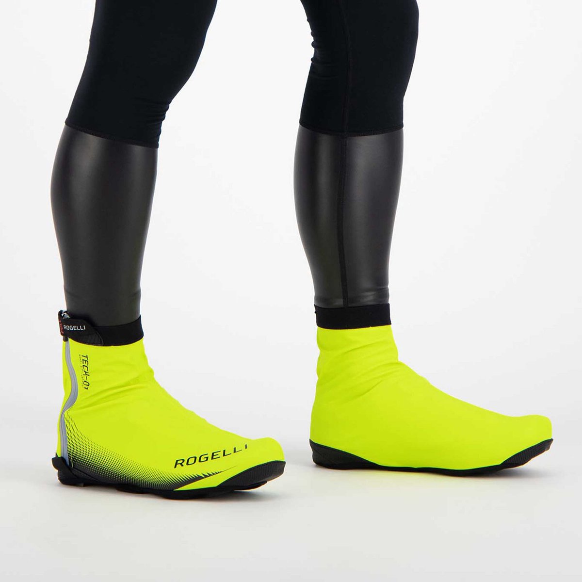 Rogelli fiandrex dames en heren overschoenen wielrennen - waterafstotend - fluor