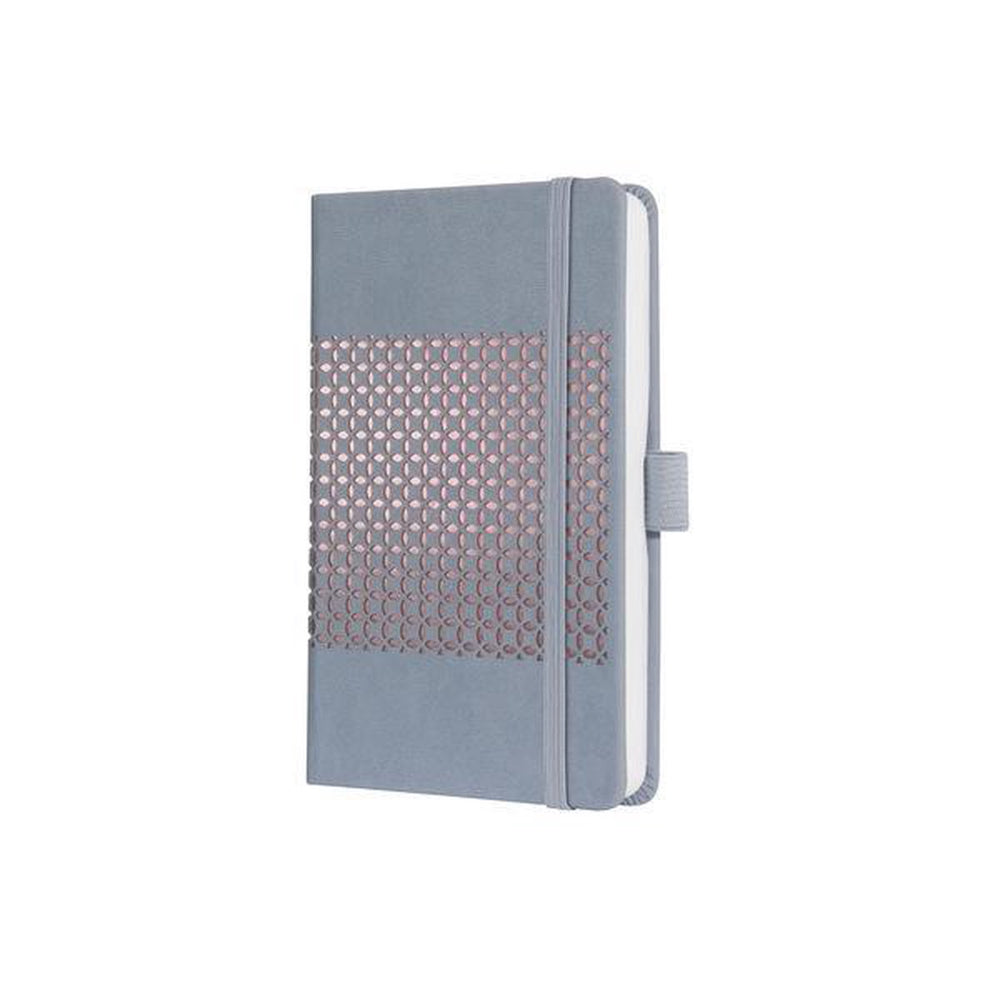 Sigel notitieboek jolie - impress - a6 - hardcover - 174 pagina's - gelinieerd - 80 grams - glacier grey - si-jn208