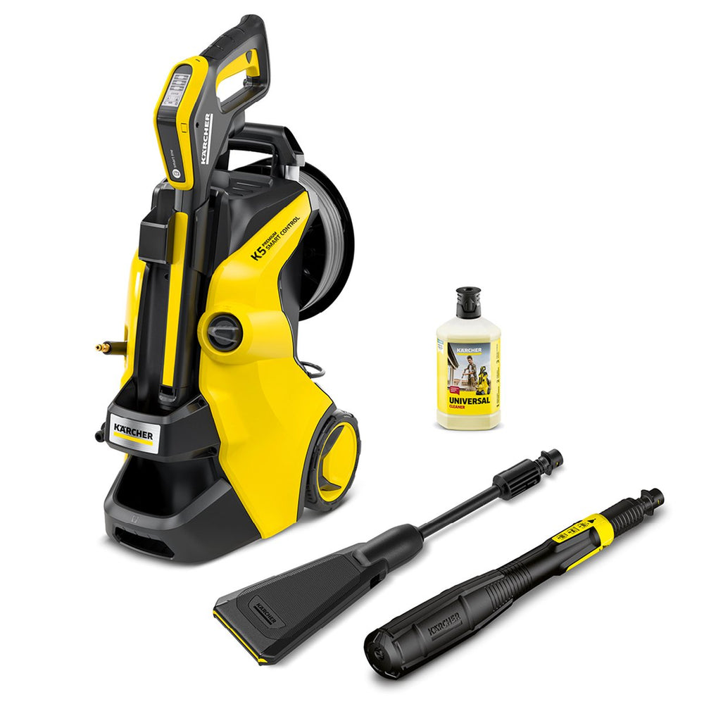Kärcher k 5 premium smart control flex eco!booster hogedrukreiniger - 145 bar - 500 l u - 40 m² u - slanghaspel - app bediening - geschikt voor oa. auto - terras - fietsen - motoren - tuinset en gebieden rondom huis