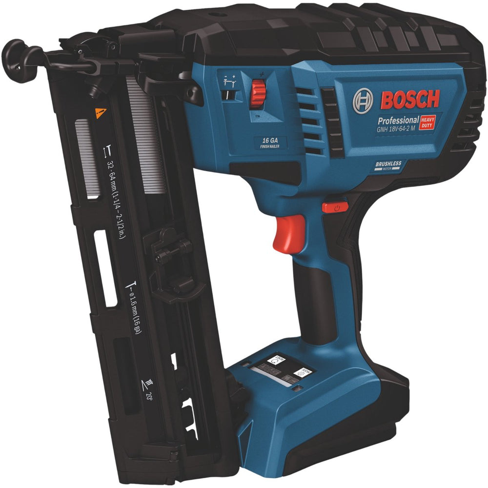 Bosch professional gnh 18v-64-2 m accu afwerktacker 16ga 18v basic body - 0601482000