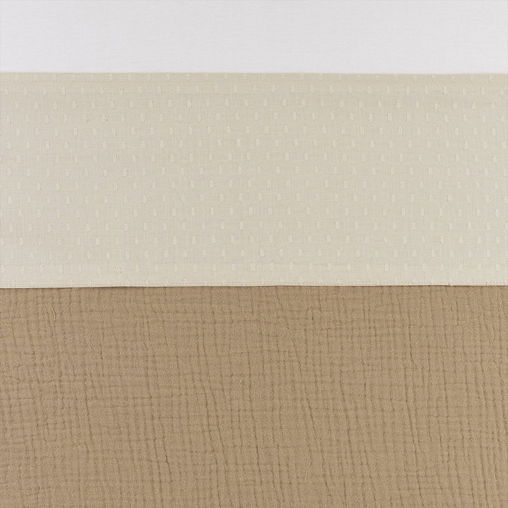 Meyco baby plume wieglaken - 75 x 100 cm - soft sand