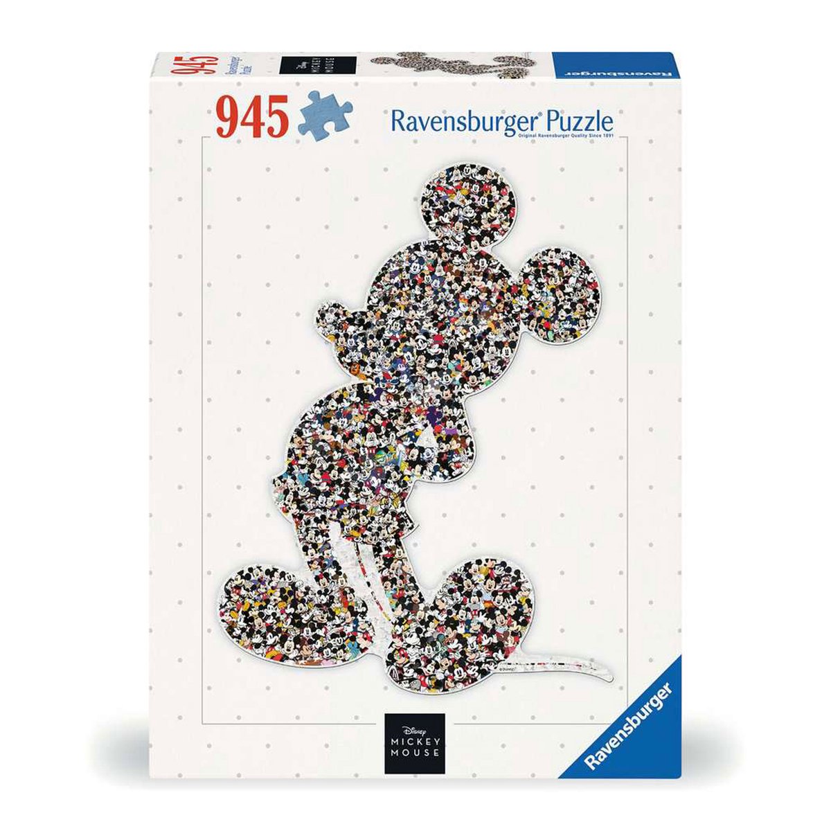 Ravensburger - disney micky mouse - shaped mickey - 940 stukjes